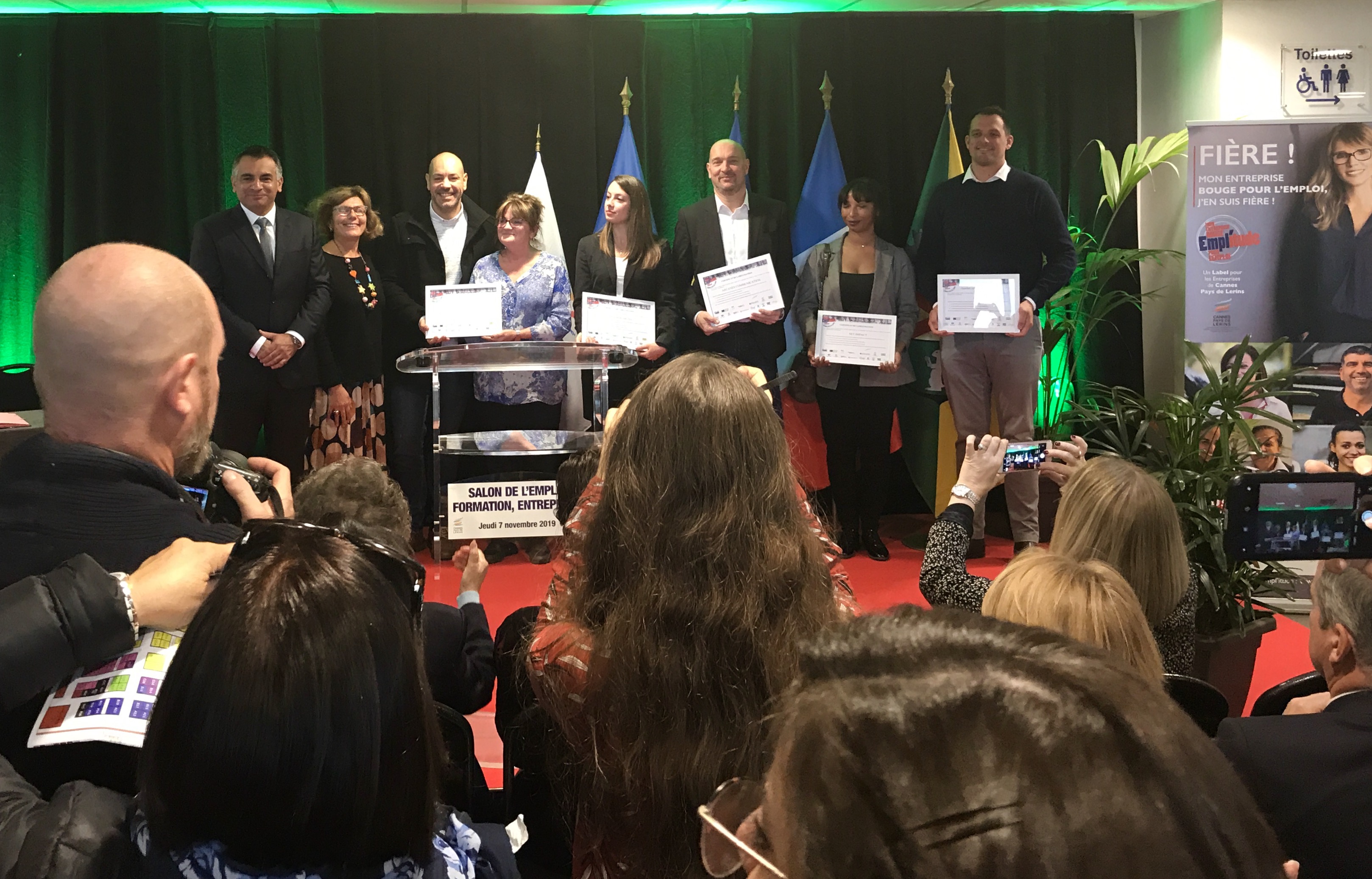 Arcanes-Communication-RSE4 remise du label RSE Emplitude Arcanes communication